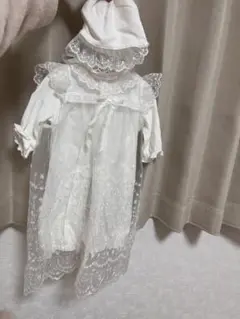 ベビードレス帽子セット 50-60cm