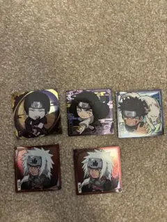 ナルト ウエハースステッカー 5枚セット