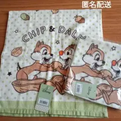 チップとデール フェイスタオル&ウォッシュタオル　2枚セット