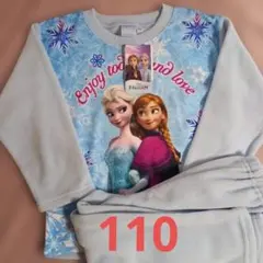 新品　アナ雪パジャマ冬用　110センチ　ディズニー　あったかフリース