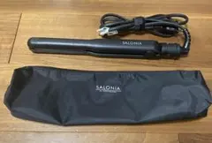SALONIA サロニア ストレートアイロン15mm 海外対応 ブラック