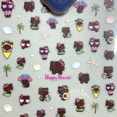 日焼けキティ ガングロキティ サンリオ ネイルシール