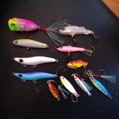 新*長様 メバリングハードルアーセット まとめ売り メバル ライトゲーム