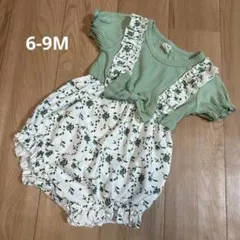 花柄 ロンパース