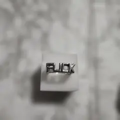 メンズ　指輪　リング　FUCK