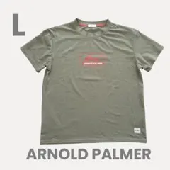 ARNOLD PALMER ロゴプリント Tシャツ L カーキ