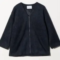 ⭐︎新品⭐︎ ユナイテッドアローズ レディース ハーフコートフェザーラメチェック