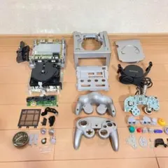 【フルメンテナンス】GC ゲームキューブ 本体 シルバー 銀色 c
