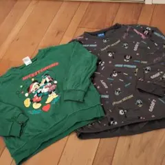 ミッキー&ミニー トレーナー 2枚セット