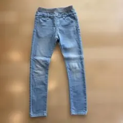 しまむら購入 130 デニム風ストレッチパンツ