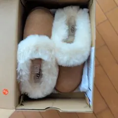 UGG ブラウン ファースリッポン 23cm