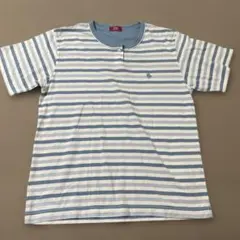 POLO ストライプ 半袖Tシャツ Mのサムネイル