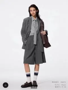 【GU 新品未使用】バミューダショートパンツ