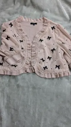 ♡TO BE CHIC トゥビーシック✨チュールボレロ カーディガン♡のサムネイル