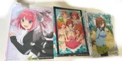 五等分の花嫁 クリアポスターコレクション まとめ売り