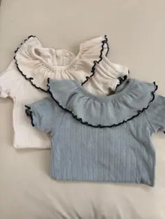 フリルロンパース