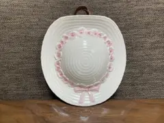 陶器製 壁掛けフラワーベース 帽子型のサムネイル
