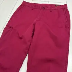 ブランド古着！日本製 HYSTERIC GLAMOUR カラー チノパン ワインのサムネイル