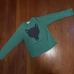 《新品》F.O.U 長袖Tシャツ　グリーン　130cm 綿100 男女兼用