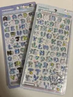 【正規品】ボンボンドロップシール サンリオ もじ はぴだんぶい ポチャッコ