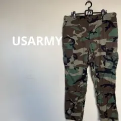 00年　USARMY カーゴパンツ　カモ　迷彩　ミリタリー　軍物　トラウザー