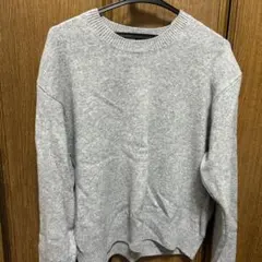 ユニクロ　プレミアムラムクルーネックセーター　XL グレー