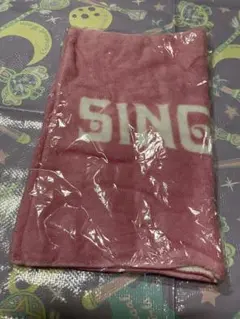SINGER SONGER タオル ピンク　非売品 SINGER SONGER タオル ピンク 非売品 - メルカリ
