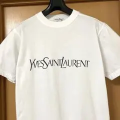 イヴサンローラン 90s ビンテージ Tシャツ 国内正規 ビッグロゴ