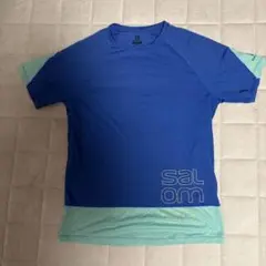SALOMON サロモン 半袖 Tシャツ ブルー Sのサムネイル