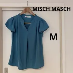 MISCH MASCH ブラウス 半袖 Mサイズ 青緑色