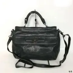 美品✨トリーバーチ 編み込みレザー 本革 2way ショルダーバッグ