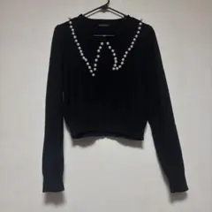 ANDGEEBEE ビジューニットトップス