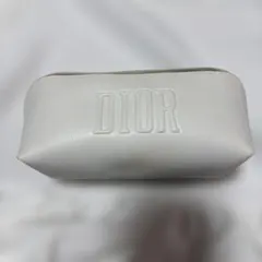 Dior ホワイト ポーチ ジッパー付き