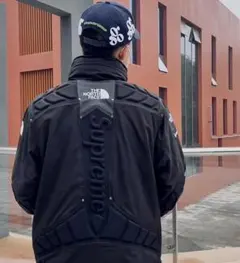 シュプリーム×ザノースフェイス バイクジャケット ブラック 防水 M