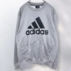 アディダスadidas スウェット トレーナー ロゴプリント ラフ S《i638