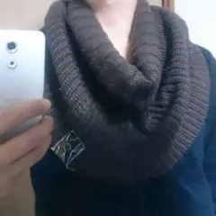 291295=オム ニットスヌード