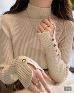 SHEIN タートルネックセーター