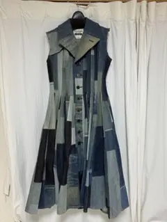 JUNYA WATANABE デニムパッチワークドレス