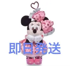 ディズニーストア　ミニーの日　ミニー　ぬいぐるみ　キーホルダー　キーチェーン