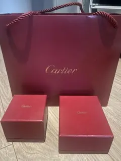 Cartier カルティエ 指輪の空き箱2つ、紙袋1つ 中身なし | Mercari