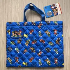 パウパトロール キルト レッスンバック 手提げ袋 ブルーのサムネイル