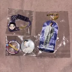 山本彰吾　クリアチャーム　アクリルカラビナ　缶バッジ　EXILE ランペ