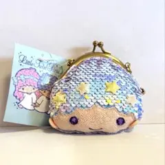 リトルツインスターズ キキ スパンコール がま口コインパース
