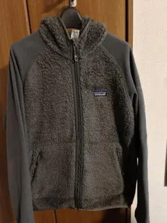 【極美品/ボア極上】パタゴニア ロスロボス フーディ S グレー