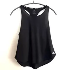 adidas ブラック タンクトップ