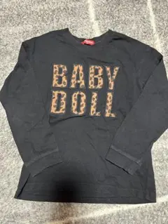 BABY DOLL 長袖カットソー 黒