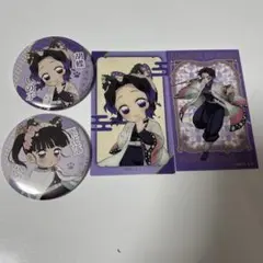 胡蝶しのぶ 栗花落カナヲ　ナンジャタウン 缶バッジ・クリアカード