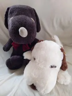 スヌーピー　ぬいぐるみ2体