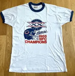 【USA製80s】シカゴベアーズ リンガーTシャツ スーパーボウル XX L