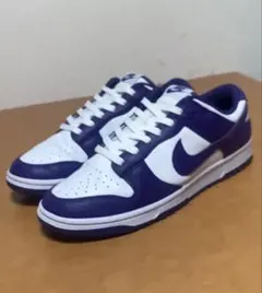 美品‼︎ NIKE DUNK LOW RETRO WHT/COURT PURPLE